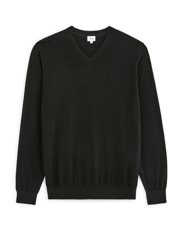 Decotonv Black Crew Neck Jumper