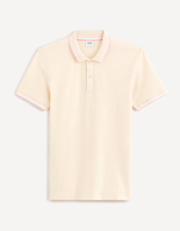 polo mc pique col contrastÃƒÂ©