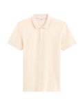 Decolrayeb Ecru Cream Short Sleeves Polo Celio