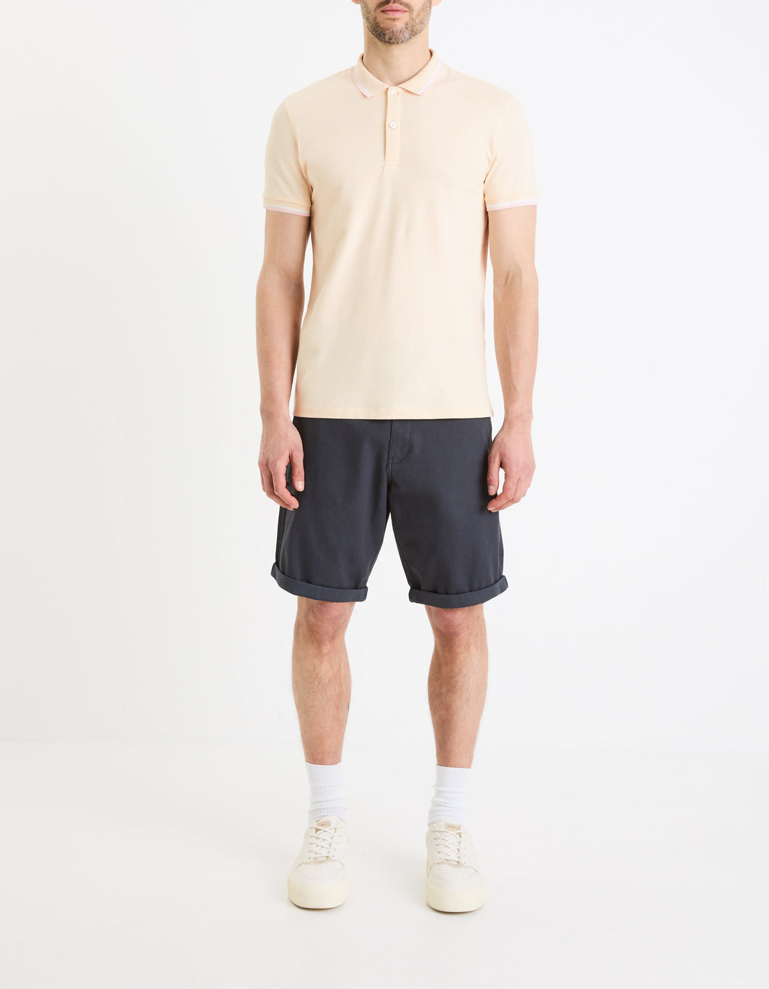 polo mc pique col contrastÃƒÂ©