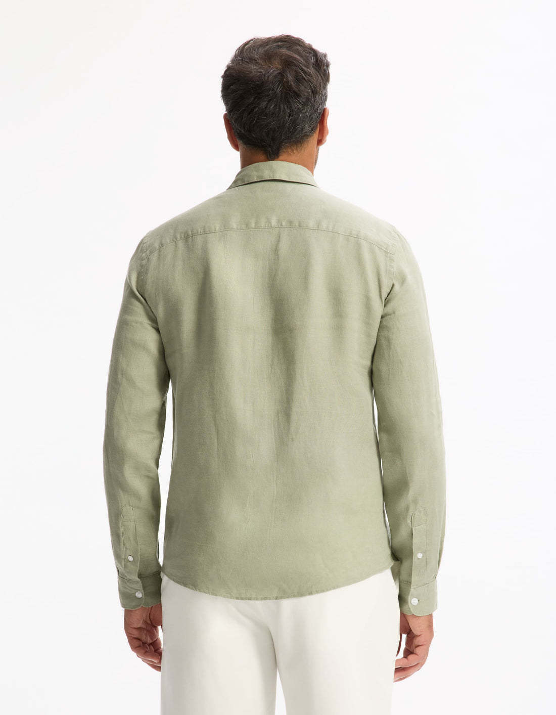 Daflix Vert Sauge Long Sleeves Shirt