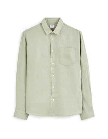 Daflix Vert Sauge Long Sleeves Shirt