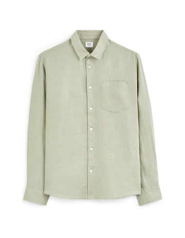 100% Linen Regular Fit Shirt Celio