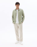 100% Linen Regular Fit Shirt Celio