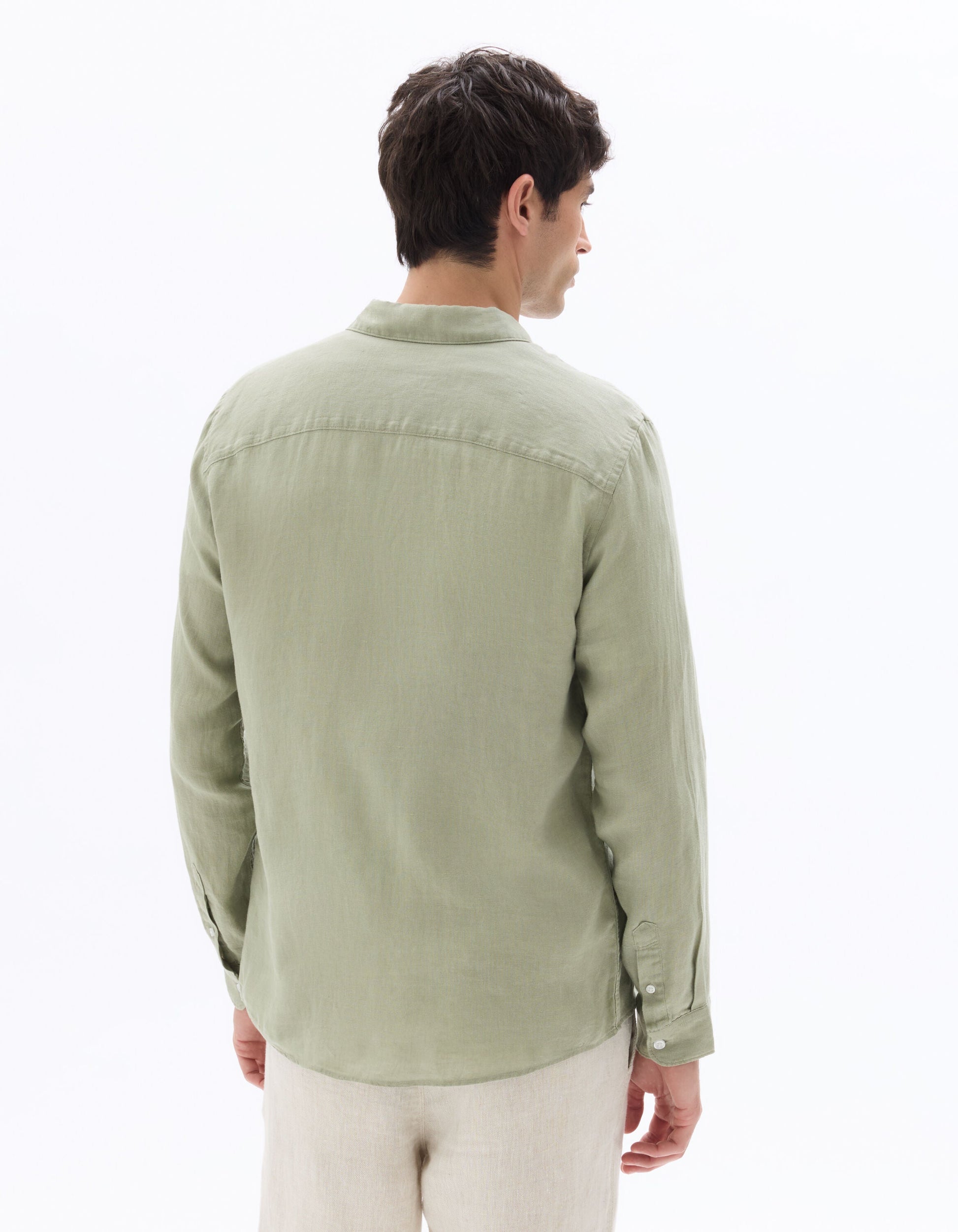 100% Linen Regular Fit Shirt Celio