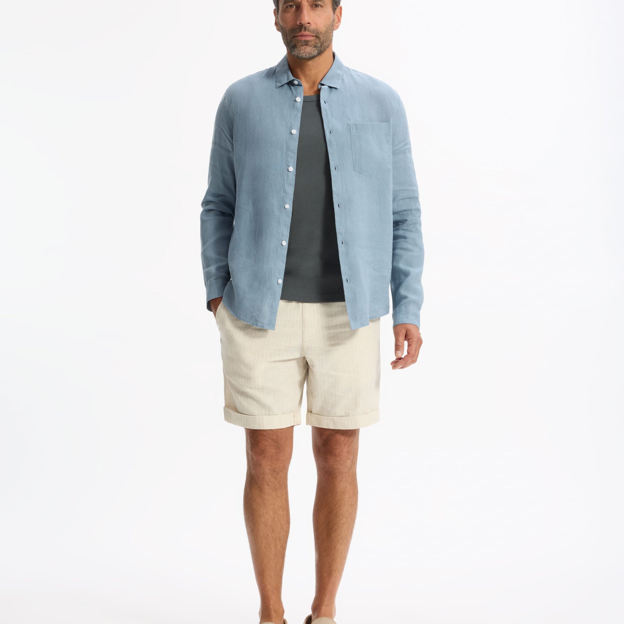 Daflix Blue Storm Long Sleeves Shirt Celio