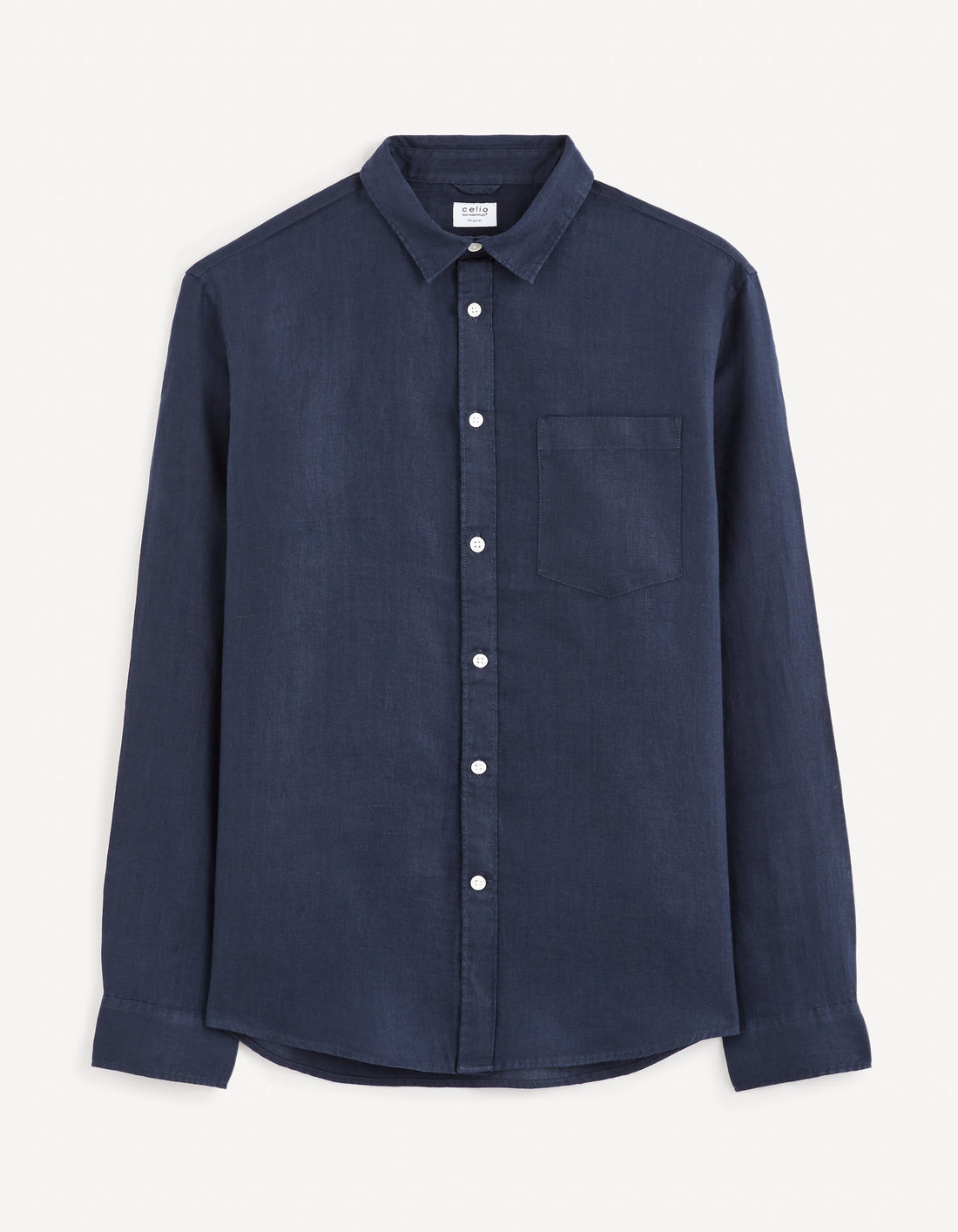 Daflix Navy Long Sleeves Shirt Celio