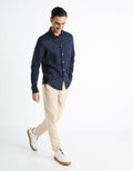 Chemise 100% LIN COL FR