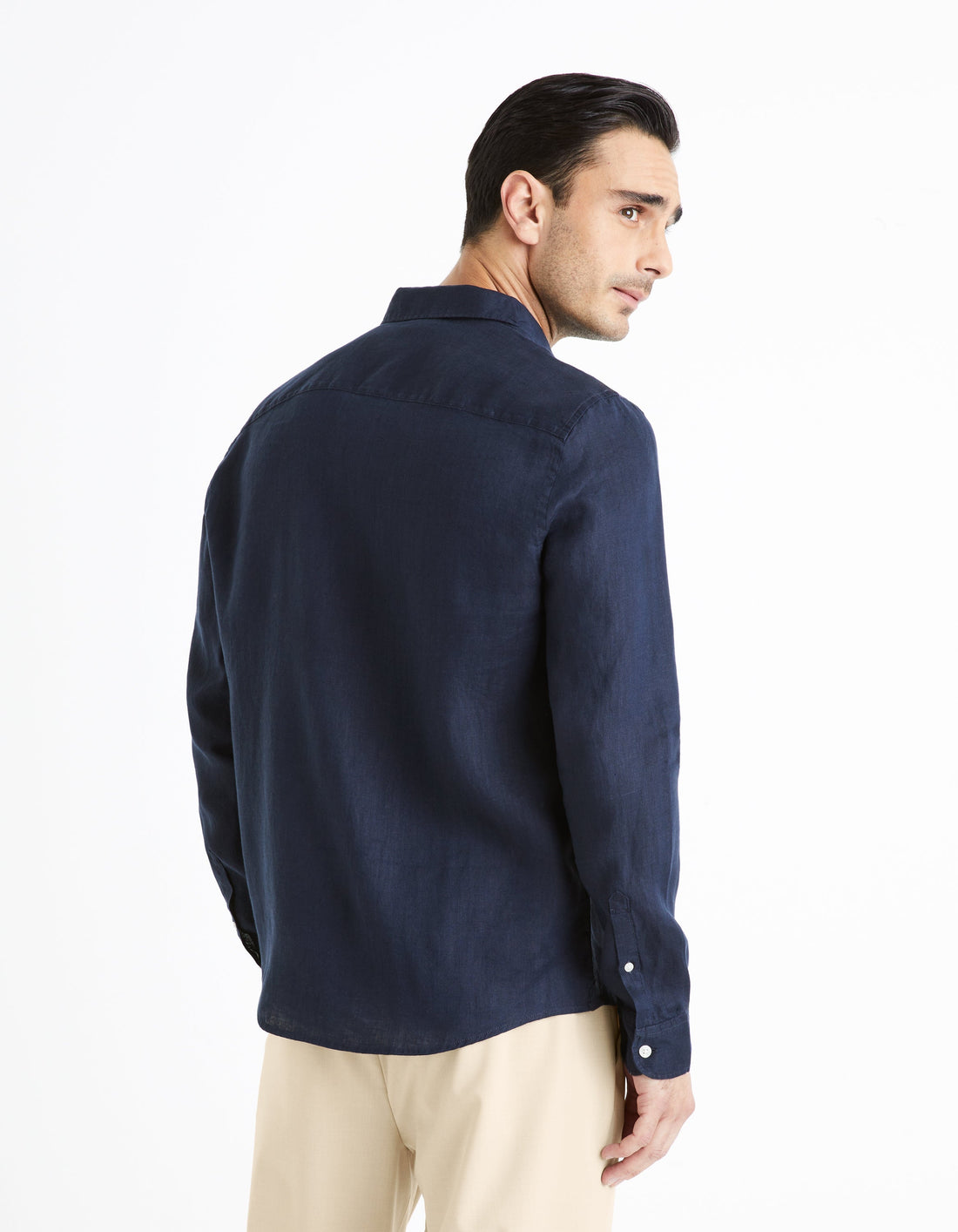 Chemise 100% LIN COL FR