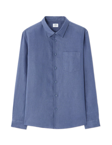 Regular fit 100% linen shirt Celio