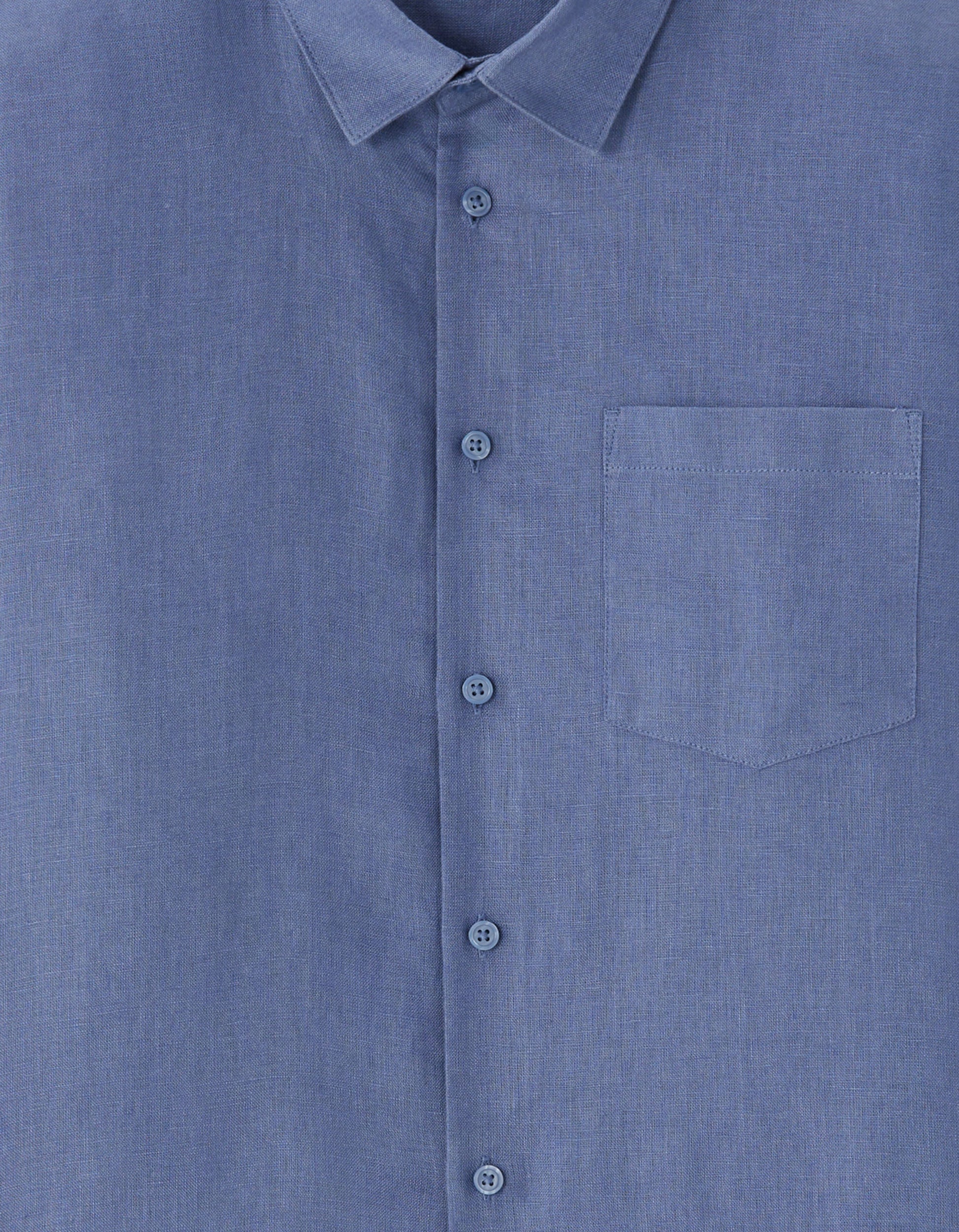 Regular fit 100% linen shirt Celio
