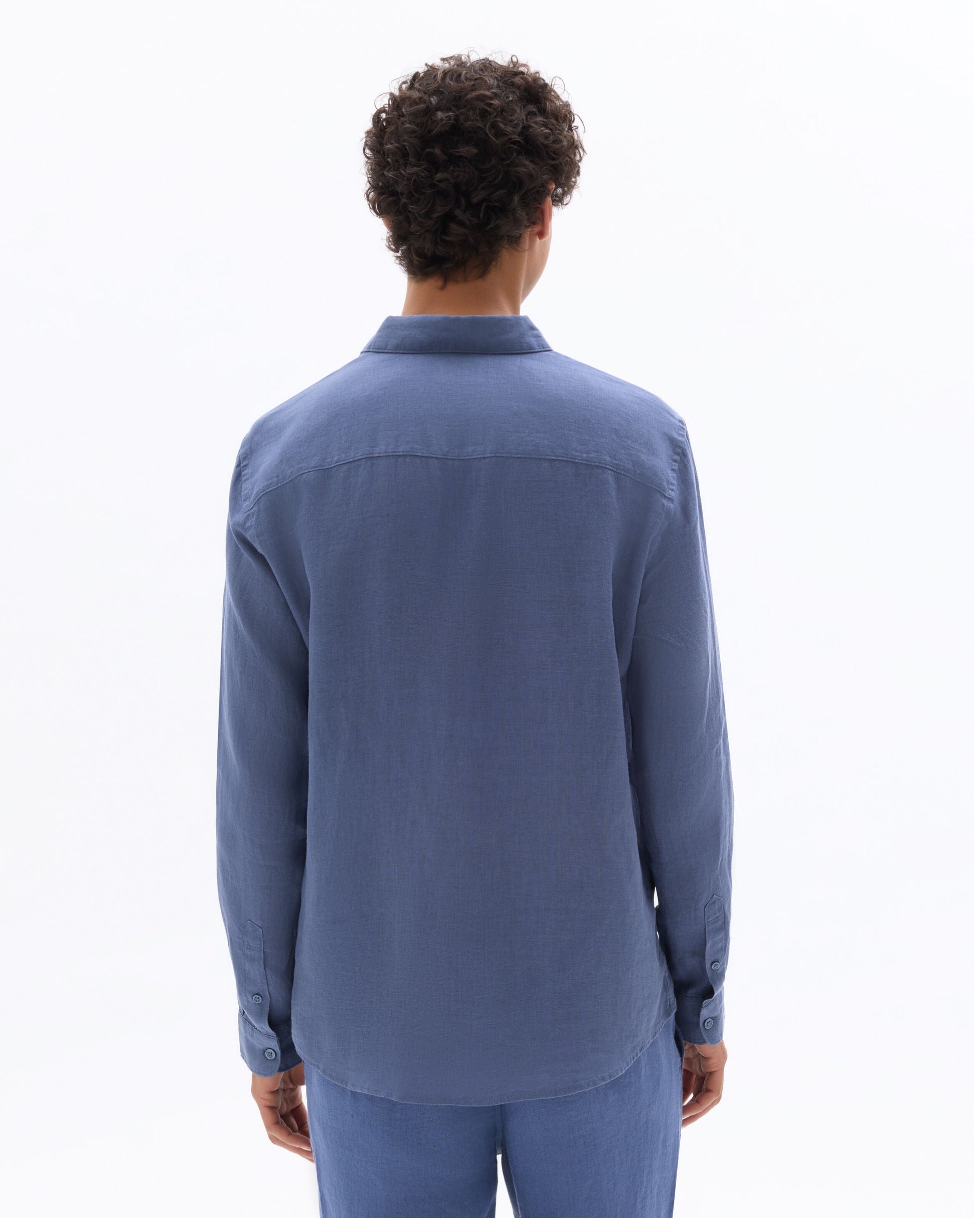 Regular fit 100% linen shirt Celio