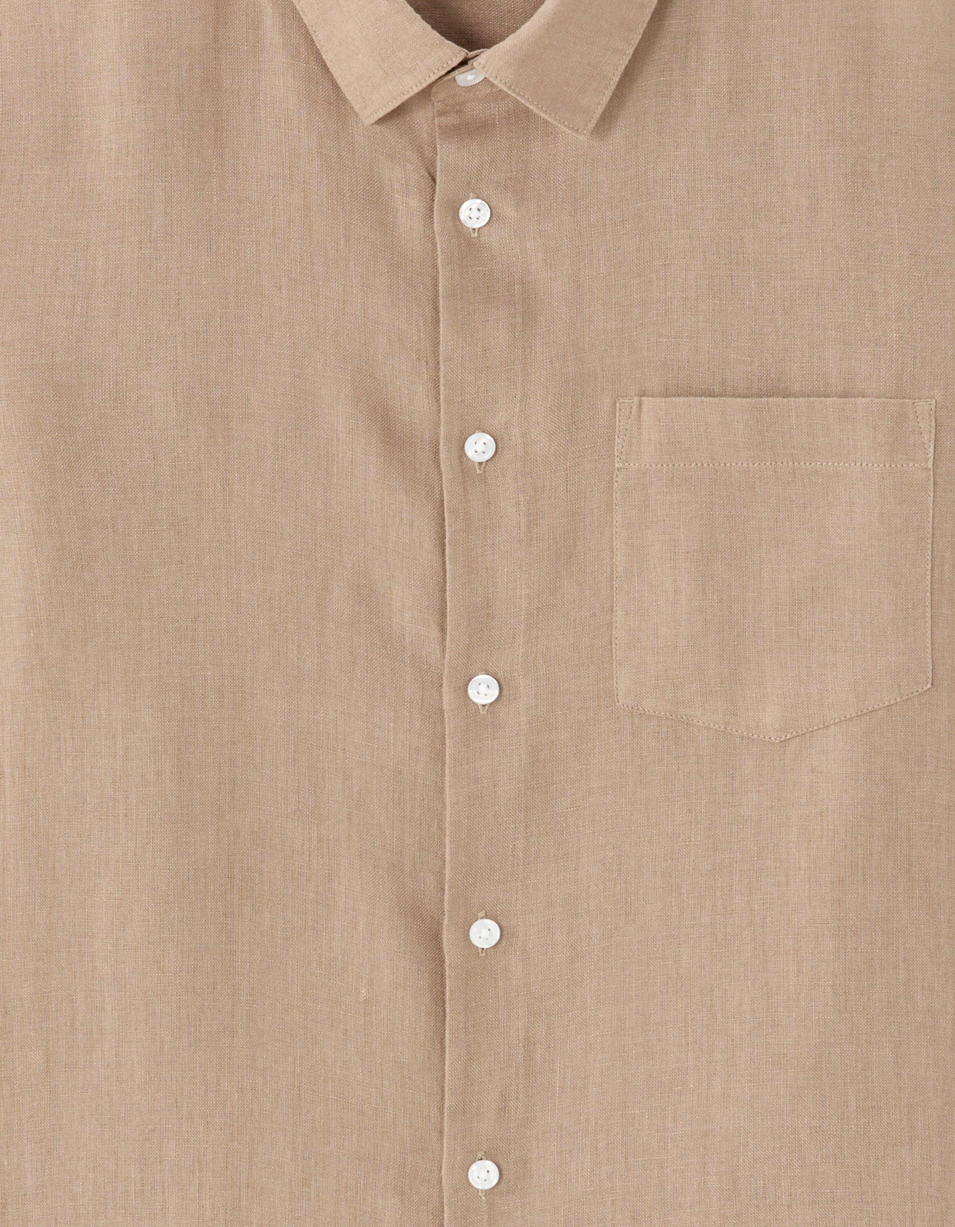 100% Linen Regular Fit Shirt Celio