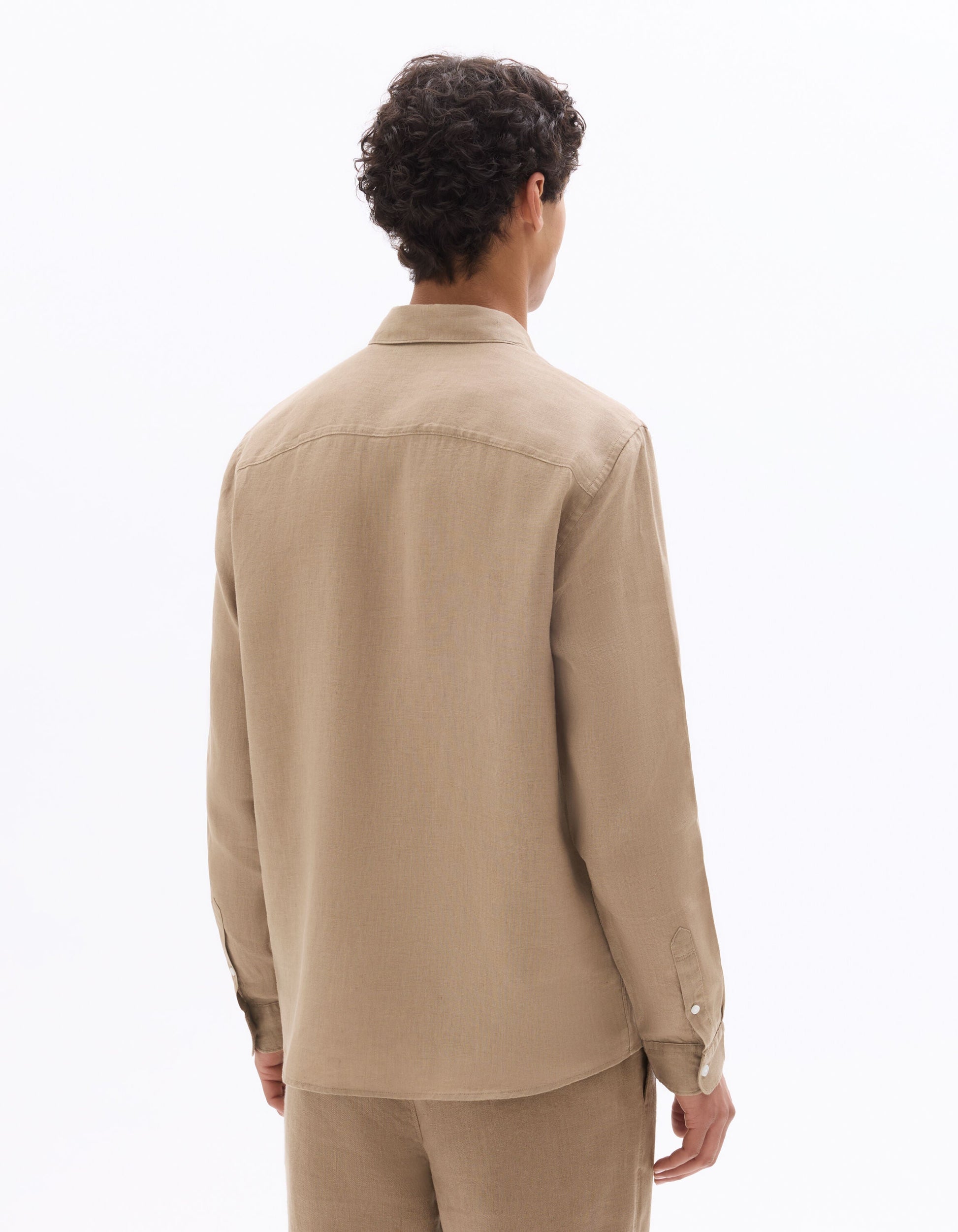 100% Linen Regular Fit Shirt Celio