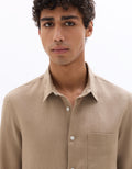 100% Linen Regular Fit Shirt Celio