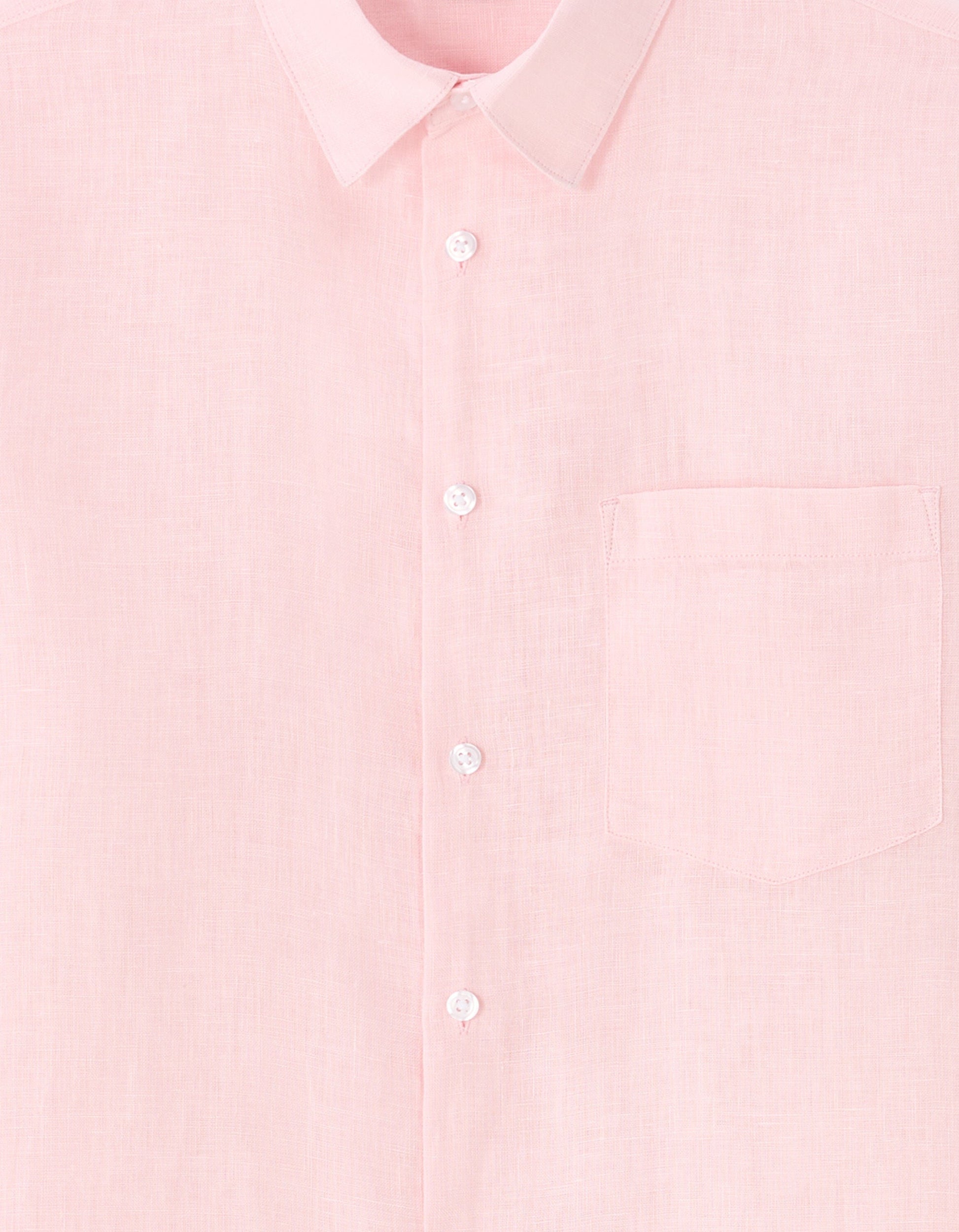 Regular Fit 100% Linen Shirt Celio