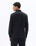 Black Regular Fit 100% Linen Shirt Celio