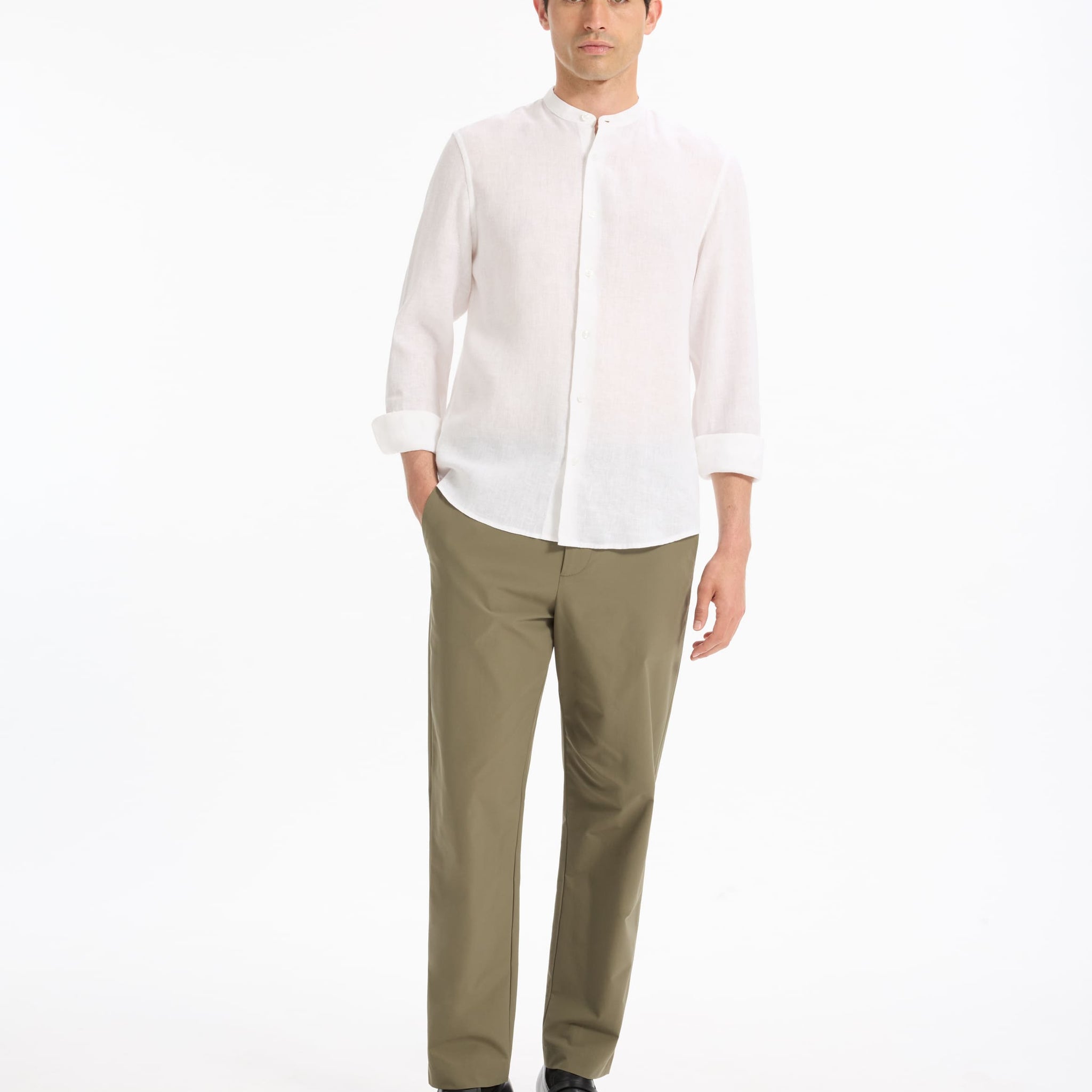 Damaolin White Long Sleeves Shirt Celio