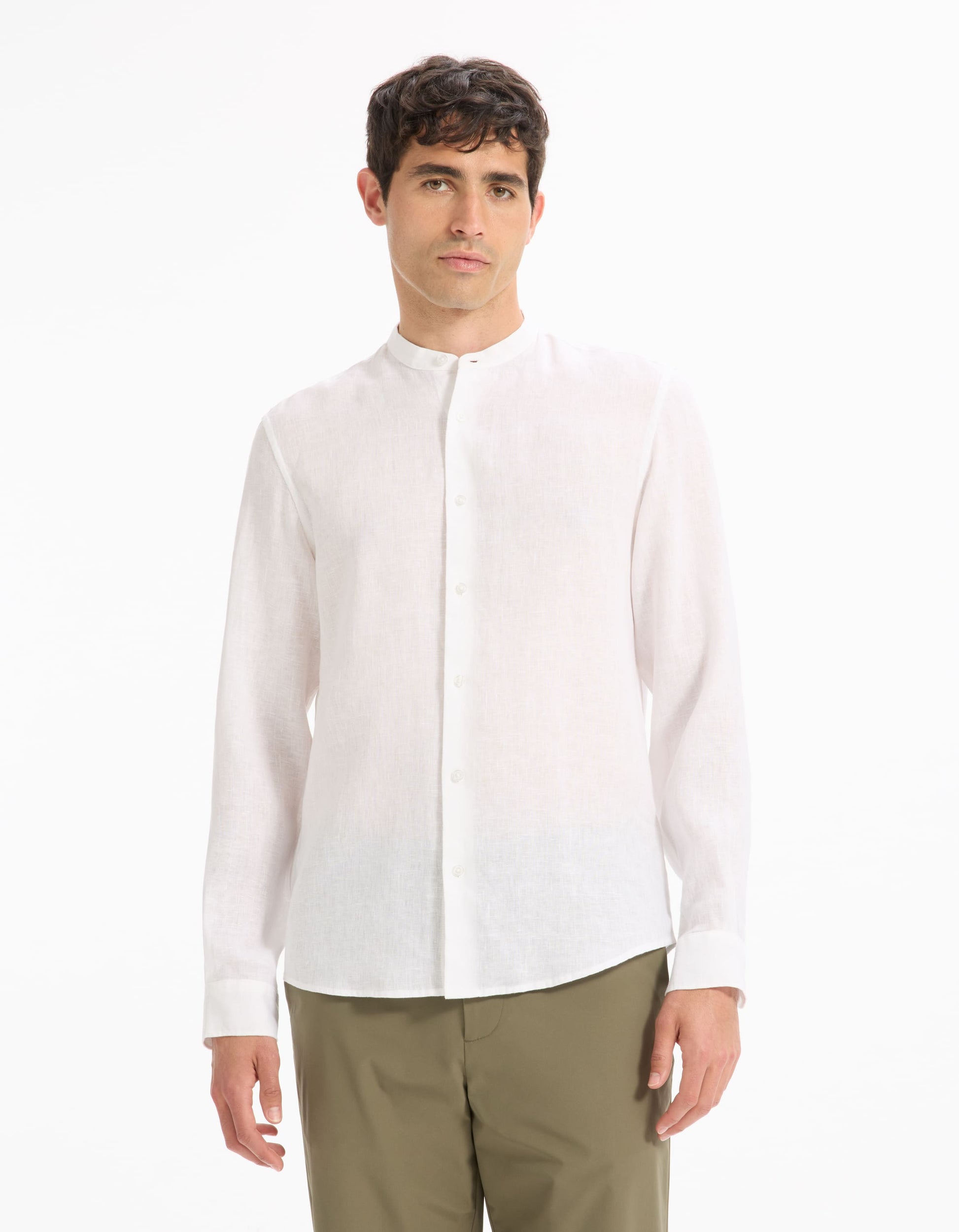 Damaolin White Long Sleeves Shirt Celio