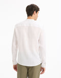 Damaolin White Long Sleeves Shirt Celio