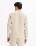 Chemise 100% LIN COL MAO