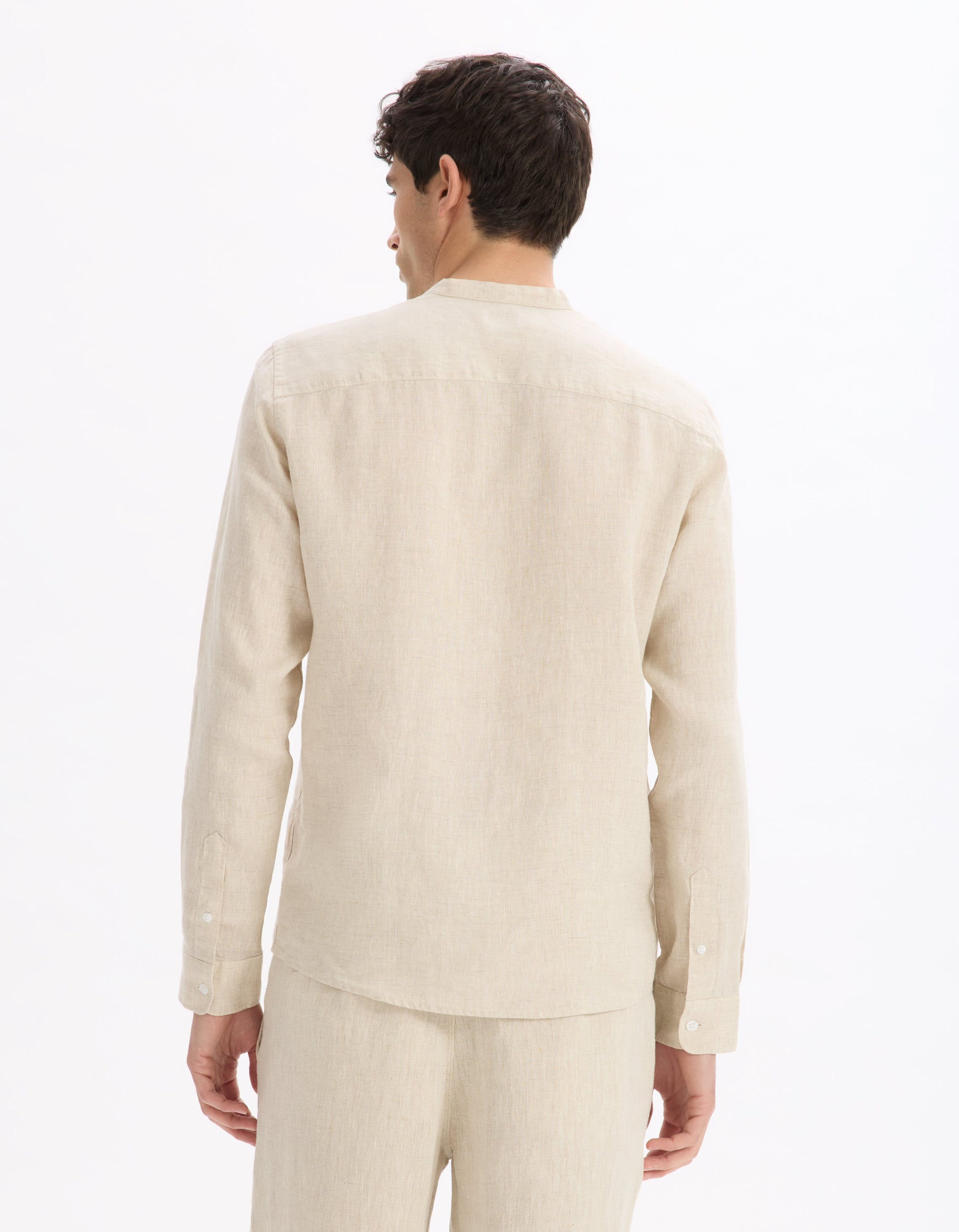 Chemise 100% LIN COL MAO