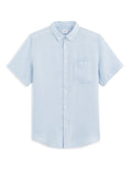 100% Linen Regular Fit Short-Sleeved Shirt Celio