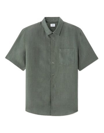 100% Linen Regular Fit Short-Sleeve Shirt Celio
