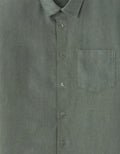 100% Linen Regular Fit Short-Sleeve Shirt Celio