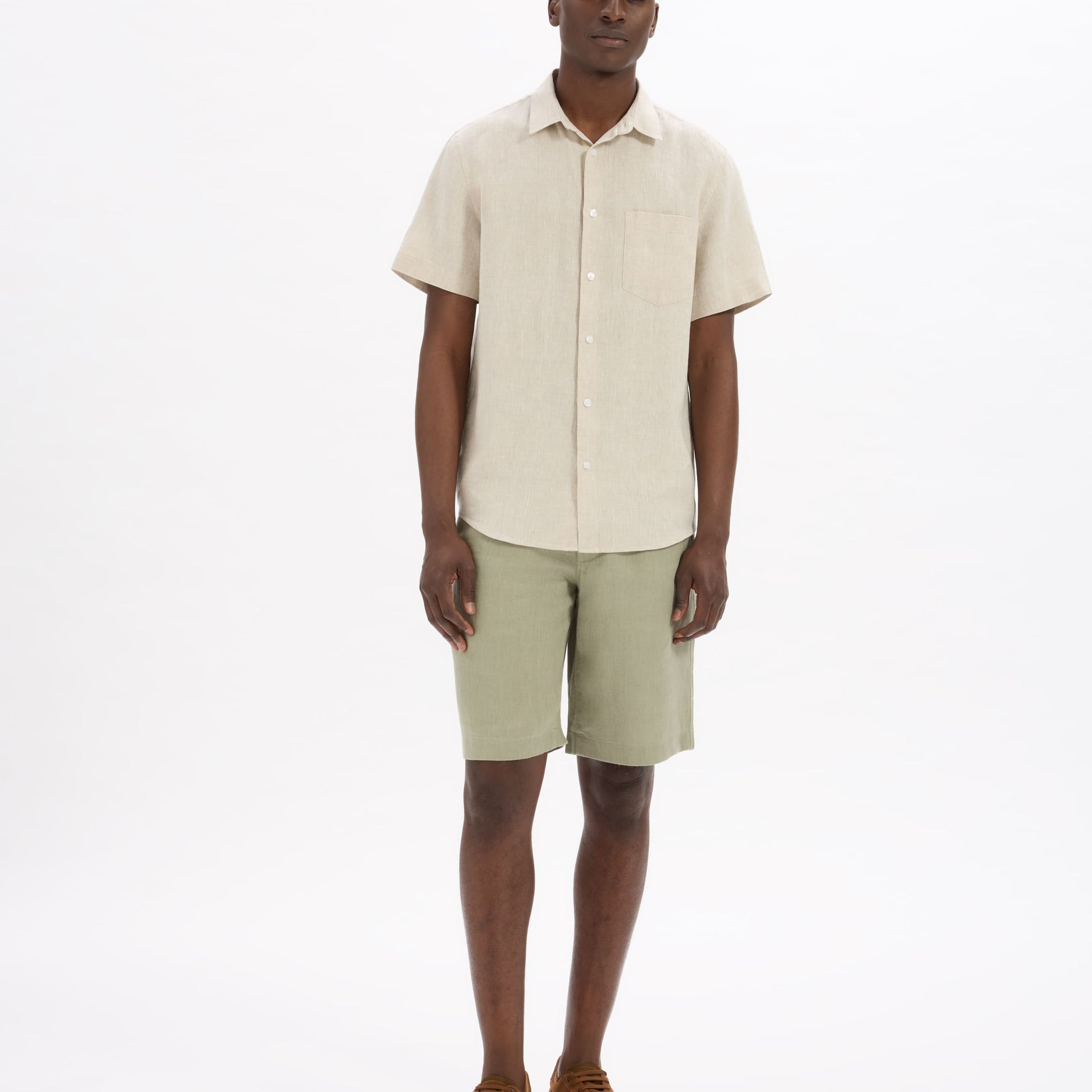 Damarlin Natural Short Sleeves Shirt Celio
