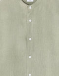 Chemise MC lin COL MAO