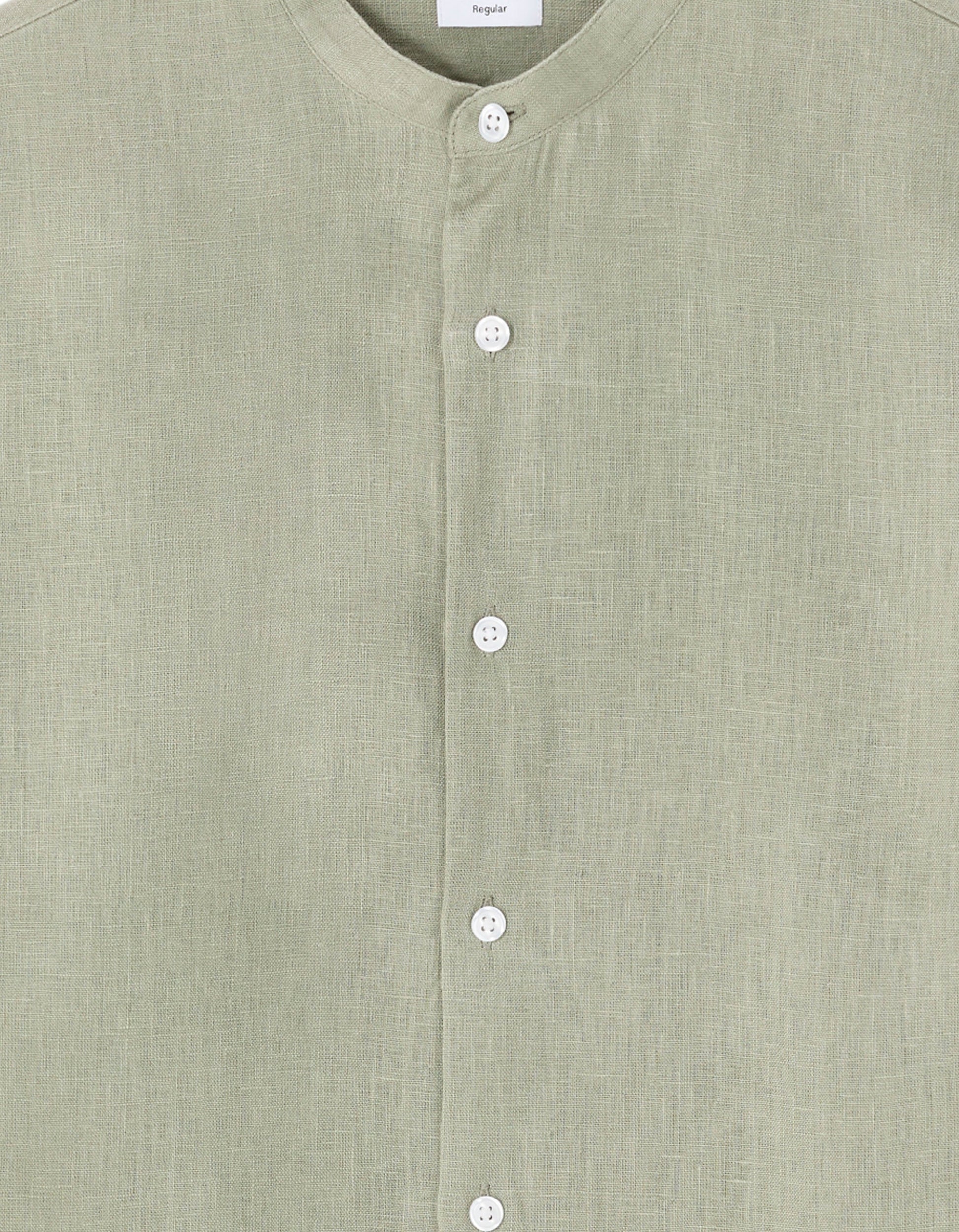 Chemise MC lin COL MAO