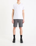 Debasev Optical White Short Sleeves Tshirt Celio