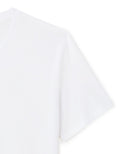 White Regular Fit V-Neck 100% Cotton T-shirt Celio