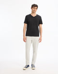 Debasev Black Short Sleeves Tshirt Celio