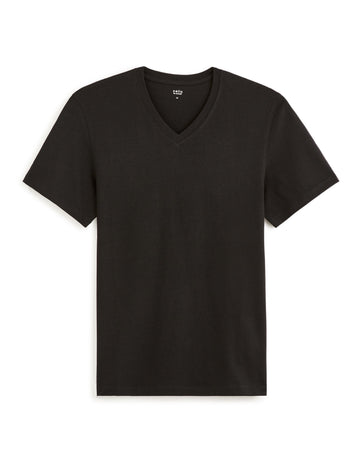 Regular Fit V-Neck 100% Cotton T-Shirt Celio