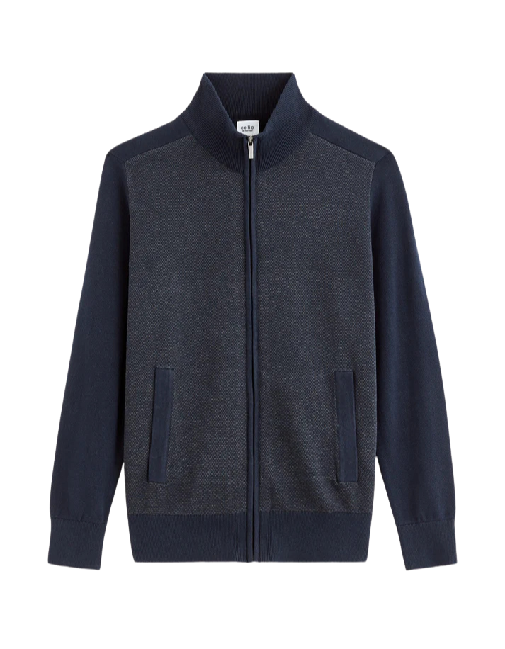 FEGILLOU NAVY CARDIGAN Celio