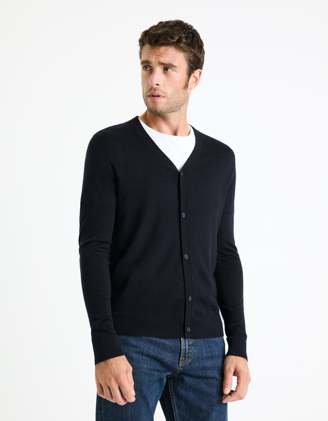 FEMERI NAVY CARDIGAN Celio