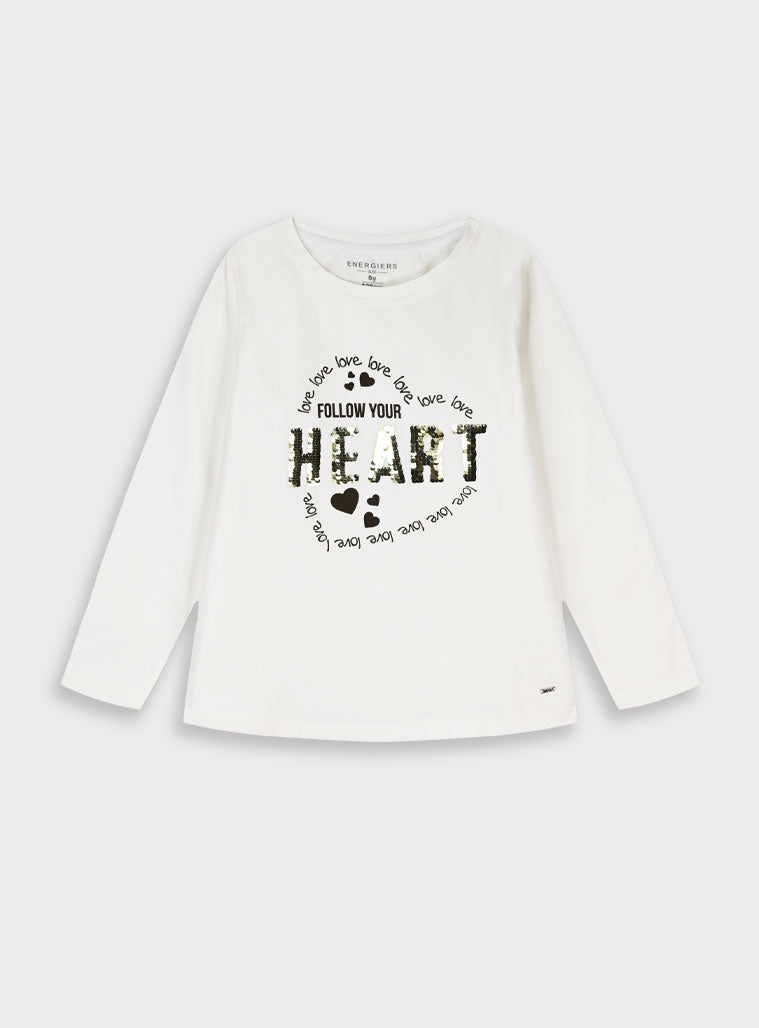 Children's Offwhite Blouse For Girl Energiers