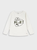 Children's Offwhite Blouse For Girl Energiers