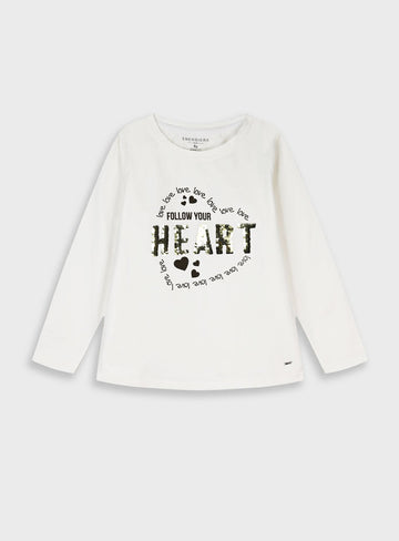 Children's Offwhite Blouse For Girl Energiers