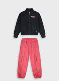 Children's Black Tracksuit For Girl Energiers