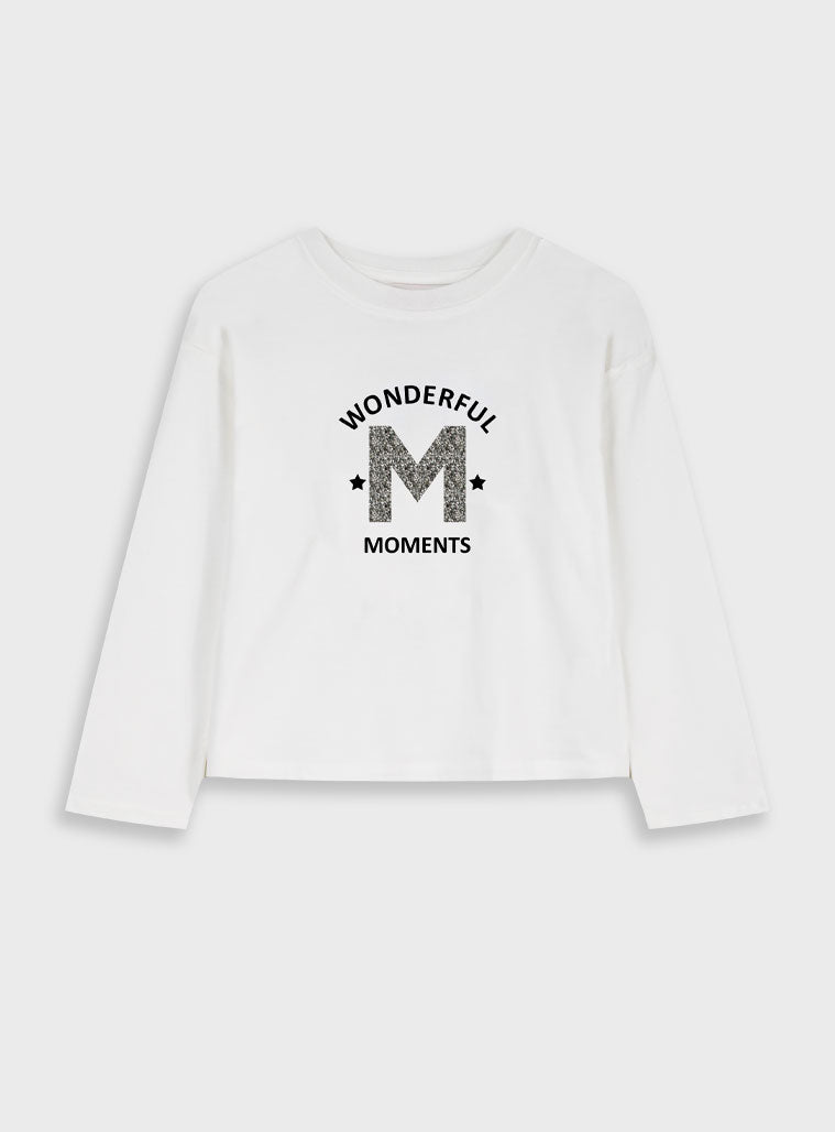 Children's Offwhite Blouse For Girl Energiers