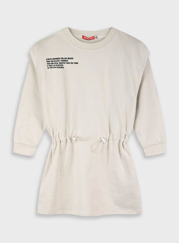 Children's Offwhite Dress For Girl Energiers