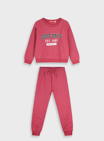 Children's Red Tracksuit For Girl Energiers