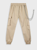 Beige TROUSERS