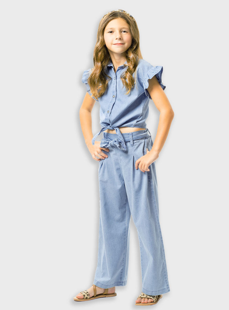 Light Blue Denim CULOTTES