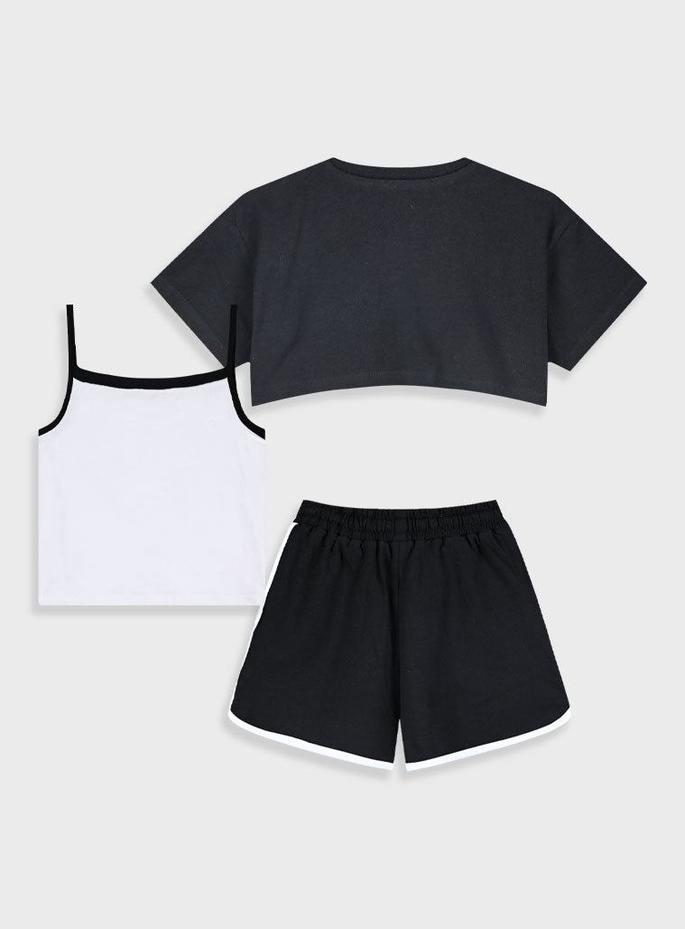 Black 3 PCS SET