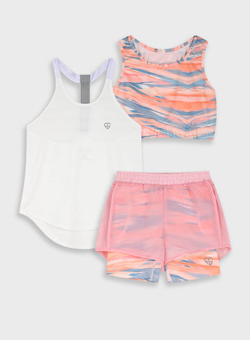 Set (Blouse Top,Shorts) for Girls Energiers