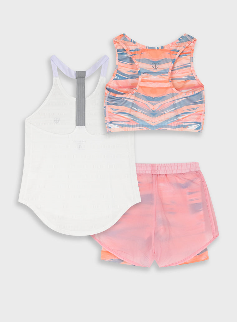 Set (Blouse Top,Shorts) for Girls Energiers